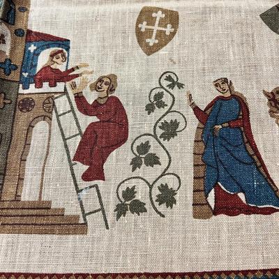 Antique German Wall Hanging Tapestry