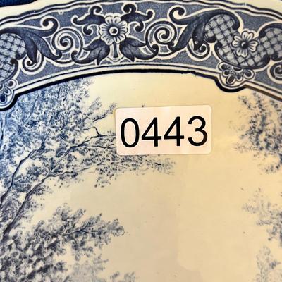 2 Large Vintage Plates - Delft, Wedgewood
