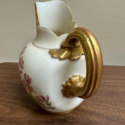 Antique Royal Worchester porcelain creamer