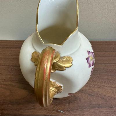 Antique Royal Worchester porcelain creamer
