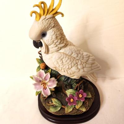 Lot #43 Andrea Figurine - Blue Eyed Cockatoo - hard to find