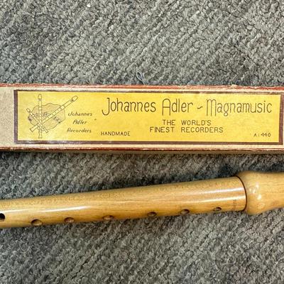 Johannes Alder recorder and how to play book