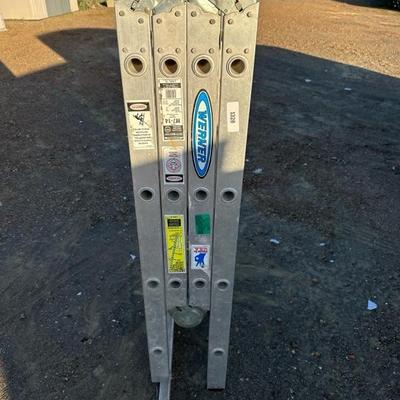 Lot 1328 Werner folding ladder