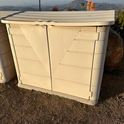 Lot 1361 Rubbermaid plastic shed