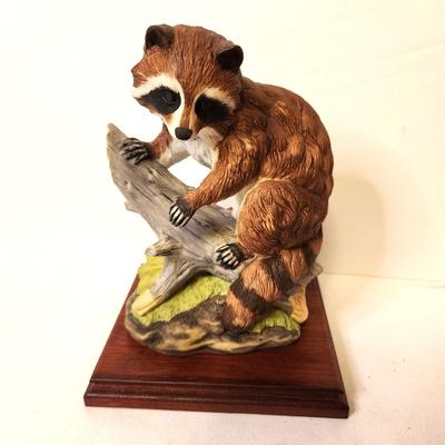 Lot #50 Andrea Porcelain Raccoon Figurine
