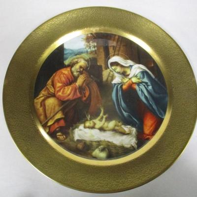 1977 Pickard Christmas Plate The Nativity #412/7500 By Lorenzo Lotto