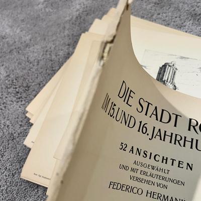 2 Antique German Books & Prints