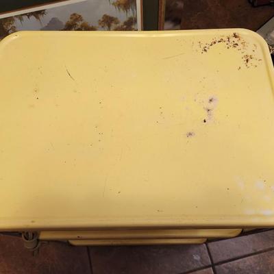 Lot #51 Vintage Kitchen Cart with Electrical Cord