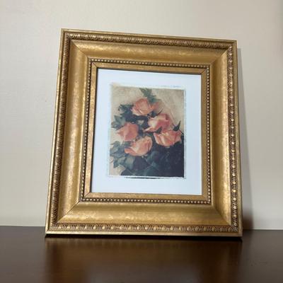 LOT 6L: Collection Of Framed Floral Artwork