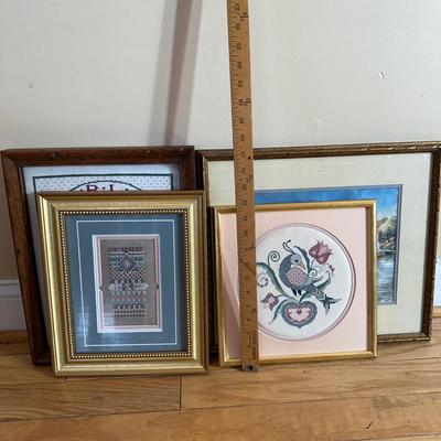 LOT 7L: Collection Of Cross Stitch & Embroidery Work