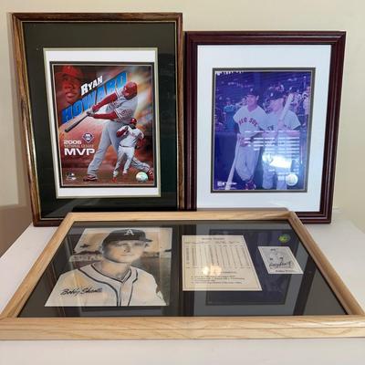 LOT 24L: MLB Memorabilia - Ryan Howard MVP, Bobby Shantz Stats & More