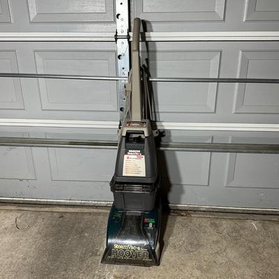 LOT 38G: Hoover Steam Vac Deluxe F5857-900 w/ Oreck XL Vacuum Cleaner