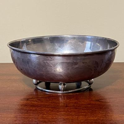 LOT 94X: Vintage Sterling Silver Footed Bowl - 925 Mexico - 555 grams