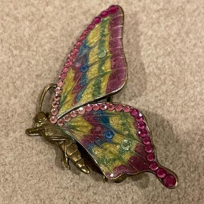 Butterfly brooches