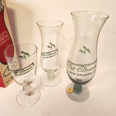 Lot #65 Lot of Vintage Pat O'Brien glasses - hard to find sizes