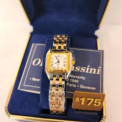 Lot #67 Oleg Cassini Ladies Watch - New in Box