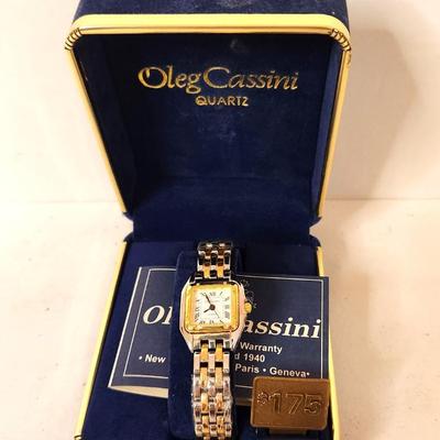 Lot #67 Oleg Cassini Ladies Watch - New in Box