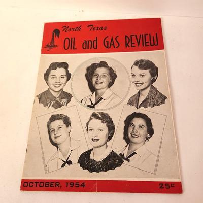 Lot #68 North Texas Oil and Gas Review - October 1954 Magazine
