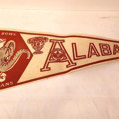 Lot #70 Vintage Alabama Sugar Bowl Pennant (New Orleans)