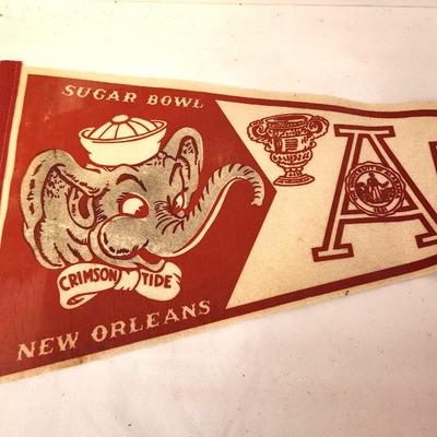 Lot #70 Vintage Alabama Sugar Bowl Pennant (New Orleans)