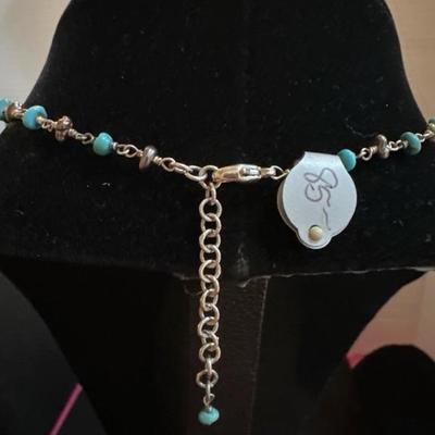 Lot 1058 turquoise 925 necklace