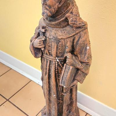 Lot #77 Concrete St. Francis Yard Statue