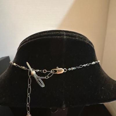 Lot 943 3 silver tone necklaces