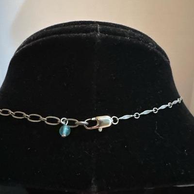 Lot 943 3 silver tone necklaces