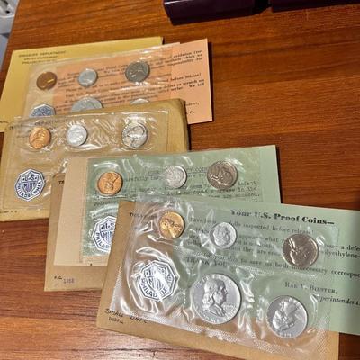1950s/60s Coin Proof Sets Lot + Commemorative Bicentennial