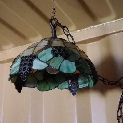 Swag stained Glass lamp