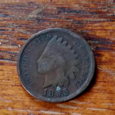 LOT 22 1895 INDIAN HEAD PENNY
