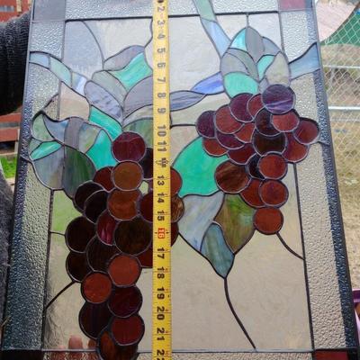 Grapes stained glass