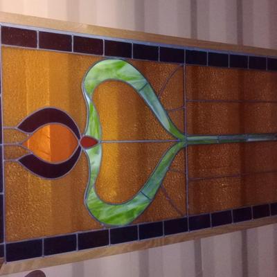 Large stained glass