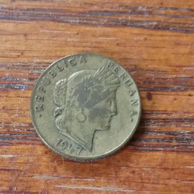 LOT 33 OLD PERU COIN