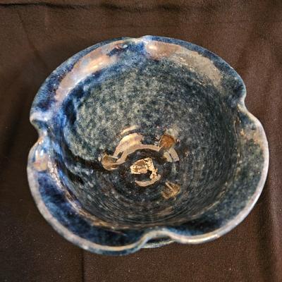 Handmade Pottery Lamp, Planter and Bowl (DR-DW)