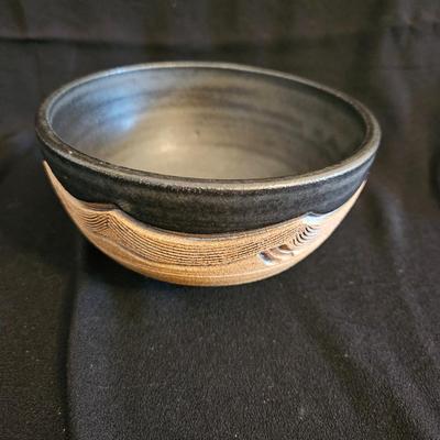 Handmade Pottery Lamp, Planter and Bowl (DR-DW)