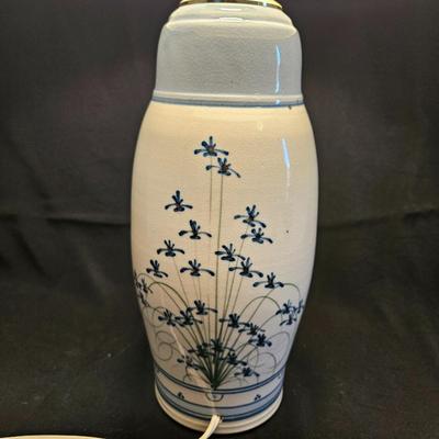 Handmade Pottery Lamp, Planter and Bowl (DR-DW)