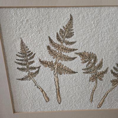 Three Framed Iris Aycock Quilted Prints on Fabric (LR-DW)
