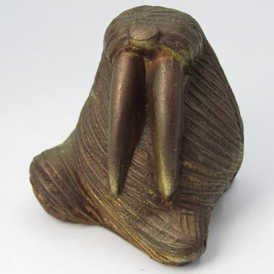 Vintage Brass Walrus Figurine