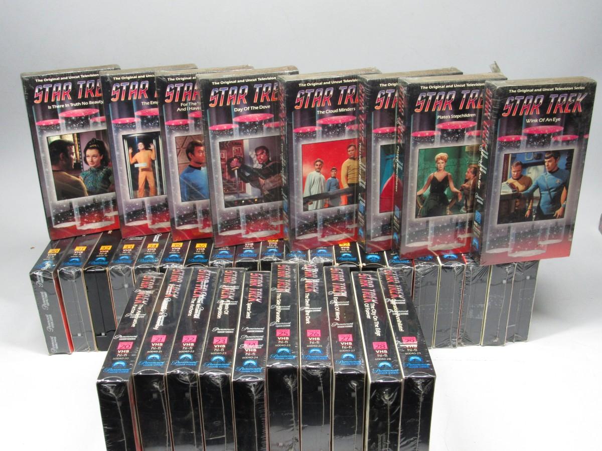 Star trek vhs selling original series Collectors