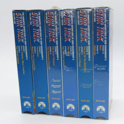 Star Trek Animated TV Series VHS Tape Lot