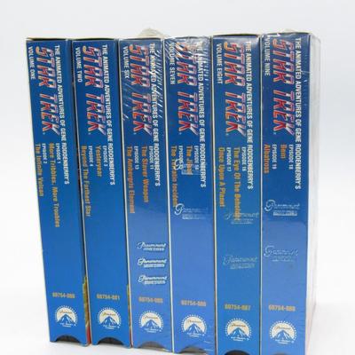 Star Trek Animated TV Series VHS Tape Lot