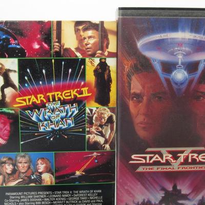 Star Trek VHS Movie Lot