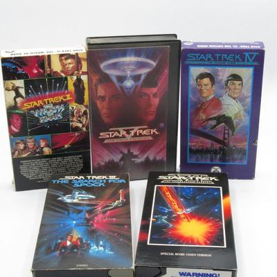 Star Trek VHS Movie Lot