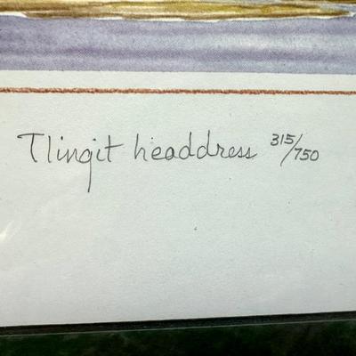 "Tingles Headdress" Signed & Numbered