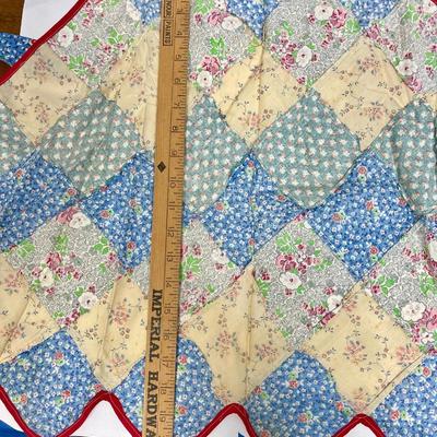 Vintage patchwork apron homemade