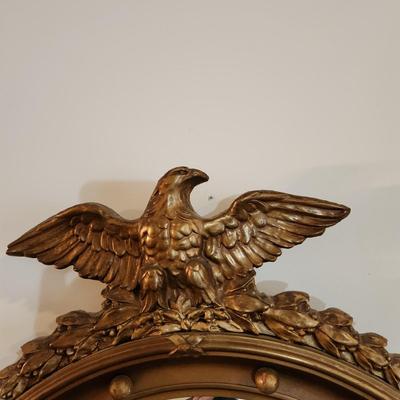 Antique Federal Eagle Convex Mirror 29