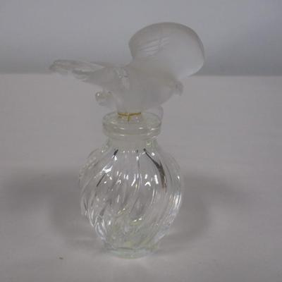 Double Glass Bird Stopper By Nina Ricci Of Paris L' Air du Temps With Box