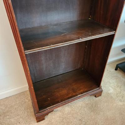 Vintage Bookcase with top Drawer 24x12x42