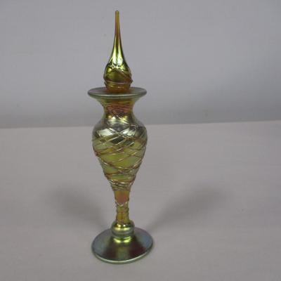 Gold Web Perfume Bottle With Stopper VPWG3.81.1